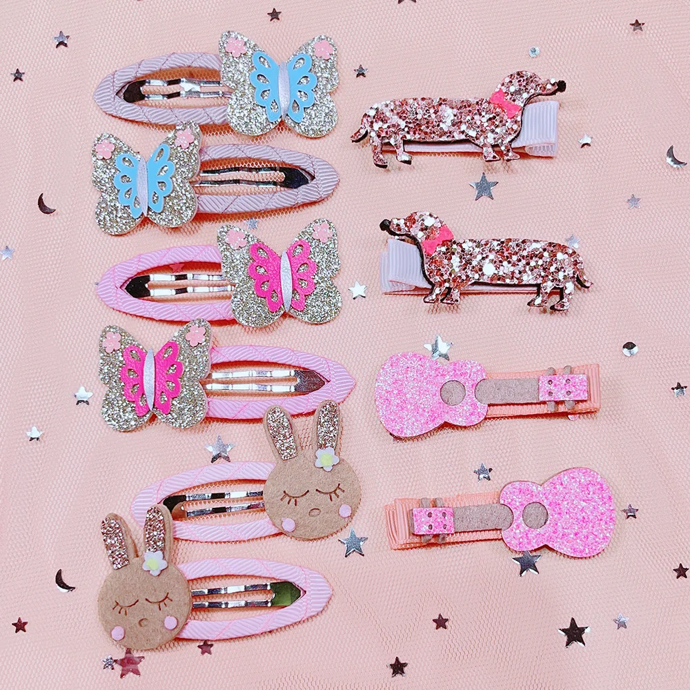 30pc/lot=15pair Cartoon Dog Bunny Hair clips Newborn Baby Sequin Butterfly Bows Hairpin Kid Girl Flower Barrettes Girls Hairpins
30pc/lot=15pair Cartoon Dog Bunny Hair clips Newborn Baby Sequin Butterfly Bows Hairpin Kid Girl Flower Barrettes Girls Hairpins