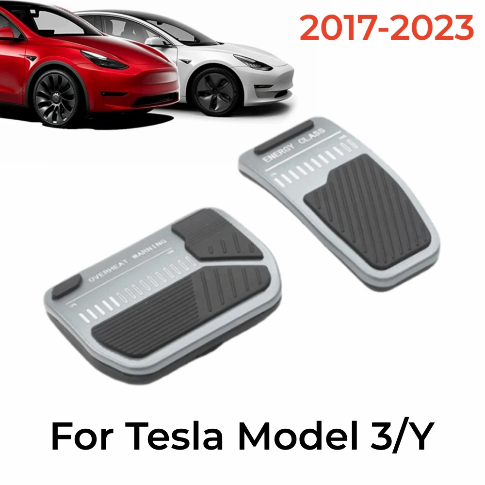 2PCS Foot Pedals Pads For Tesla Model 3 / Y 2017-2023 Upgrade Performance Pedal Accessories Aluminum Alloy Non-Slip Brake Cover 
2PCS Foot Pedals Pads For Tesla Model 3 / Y 2017-2023 Upgrade Performance Pedal Accessories Aluminum Alloy Non-Slip Brake Cover