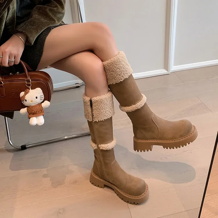Boots Women New 2023 Shoes Round Toe Winter Footwear Sexy Thigh High Heels High Sexy Med Over-the-Knee Ladies TPR Flock Basic S
Boots Women New 2023 Shoes Round Toe Winter Footwear Sexy Thigh High Heels High Sexy Med Over-the-Knee Ladies TPR Flock Basic S