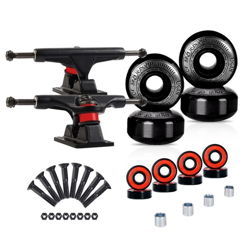 

Professional Skateboard Trucks Wheel Combination 5 Inch Bridge 52X30mm 95A Wheels Longboard Parts Skateboard