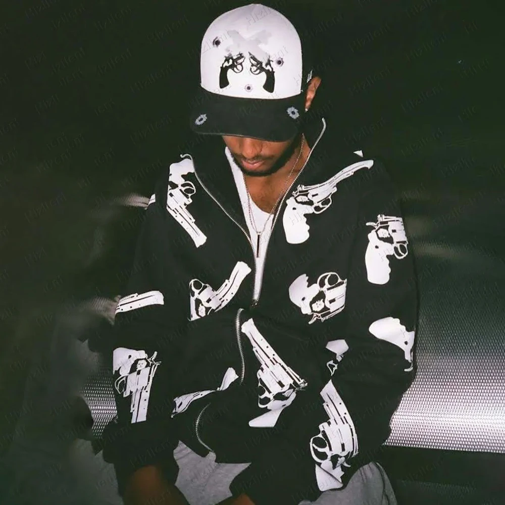 American Street Hip-Hop Rock Tatoo Hooded Jacket For Men 2023 Autumn And Winter Loose Lazy Style Plus Velvet Y2k Cardigan Jacket
American Street Hip-Hop Rock Tatoo Hooded Jacket For Men 2023 Autumn And Winter Loose Lazy Style Plus Velvet Y2k Cardigan Jacket