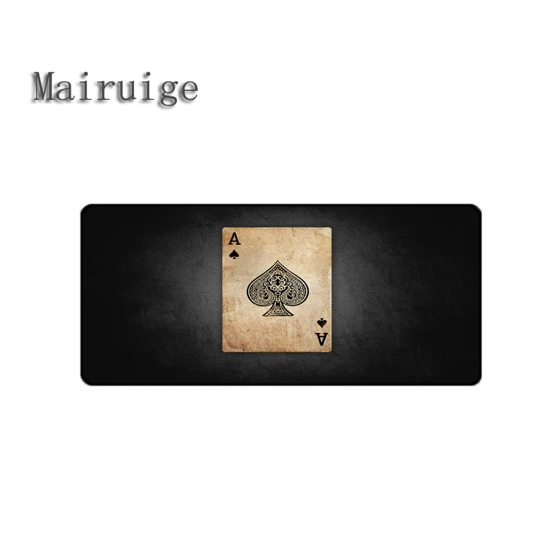 Mairuige Poker Cards Game Popular Spades A Gaming Mouse Pad Card Mousepad Pc Laptop Table Desk Mats Large Size Gamer Accessories 
Mairuige Poker Cards Game Popular Spades A Gaming Mouse Pad Card Mousepad Pc Laptop Table Desk Mats Large Size Gamer Accessories
