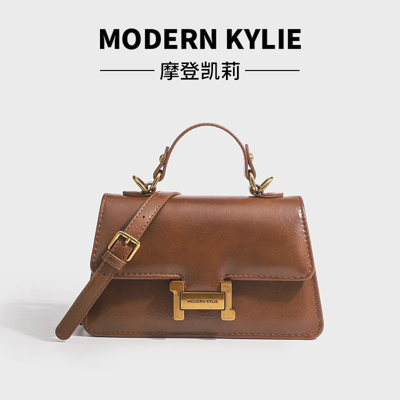 

2024 New Niche Designer Luxury Retro Elegant Temperament Small Square Bag Exquisite Versatile Handbag High-end Casual Simple Bag