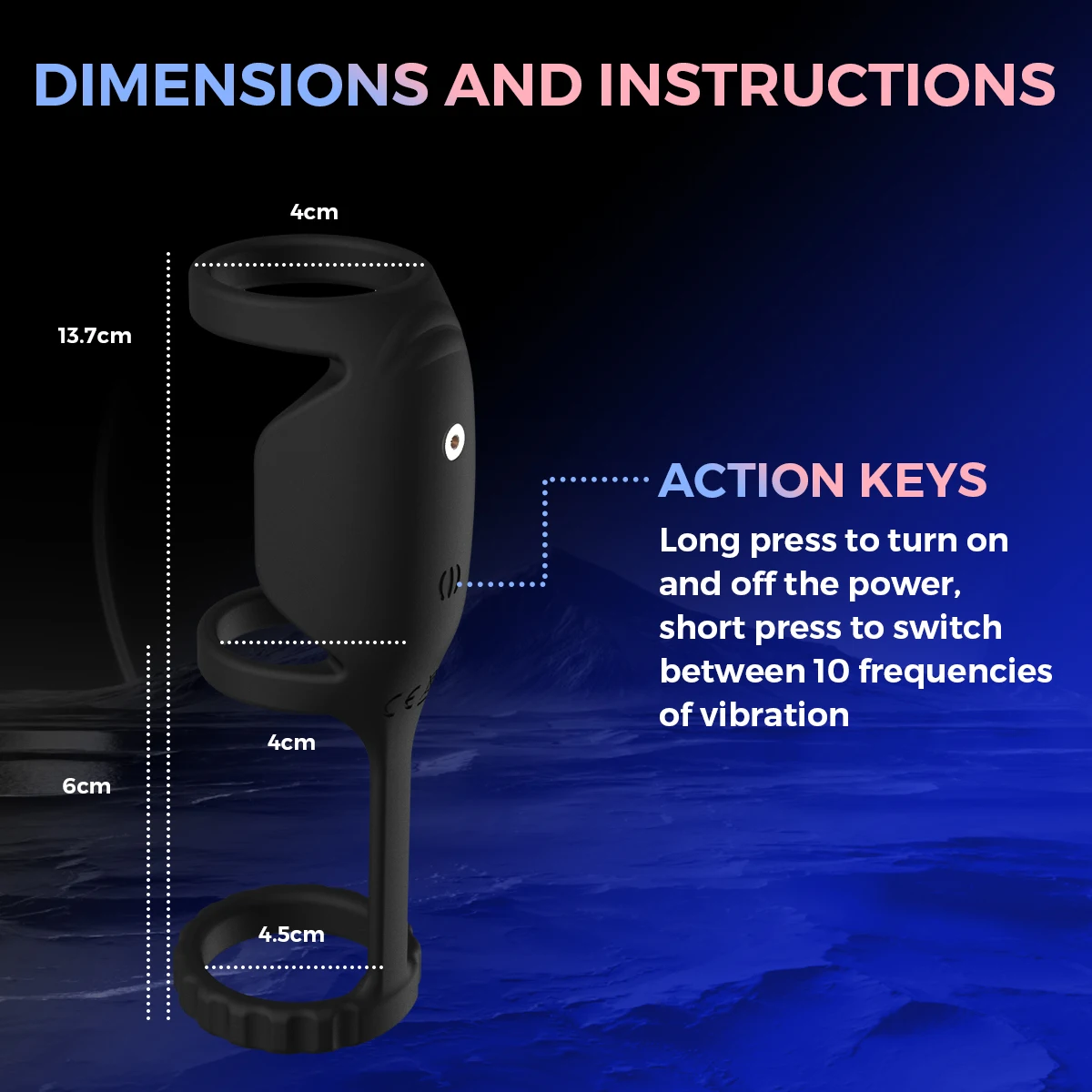 HESEKS Wearable Sleeve for Vibrating Cock Ring Vibrator Penis Testicles Delay Trainer G Spot Stimulator Sex Toys for Men Adults HESEKS Wearable Sleeve for Vibrating Cock Ring Vibrator Penis Testicles Delay Trainer G Spot Stimulator Sex Toys for Men Adults