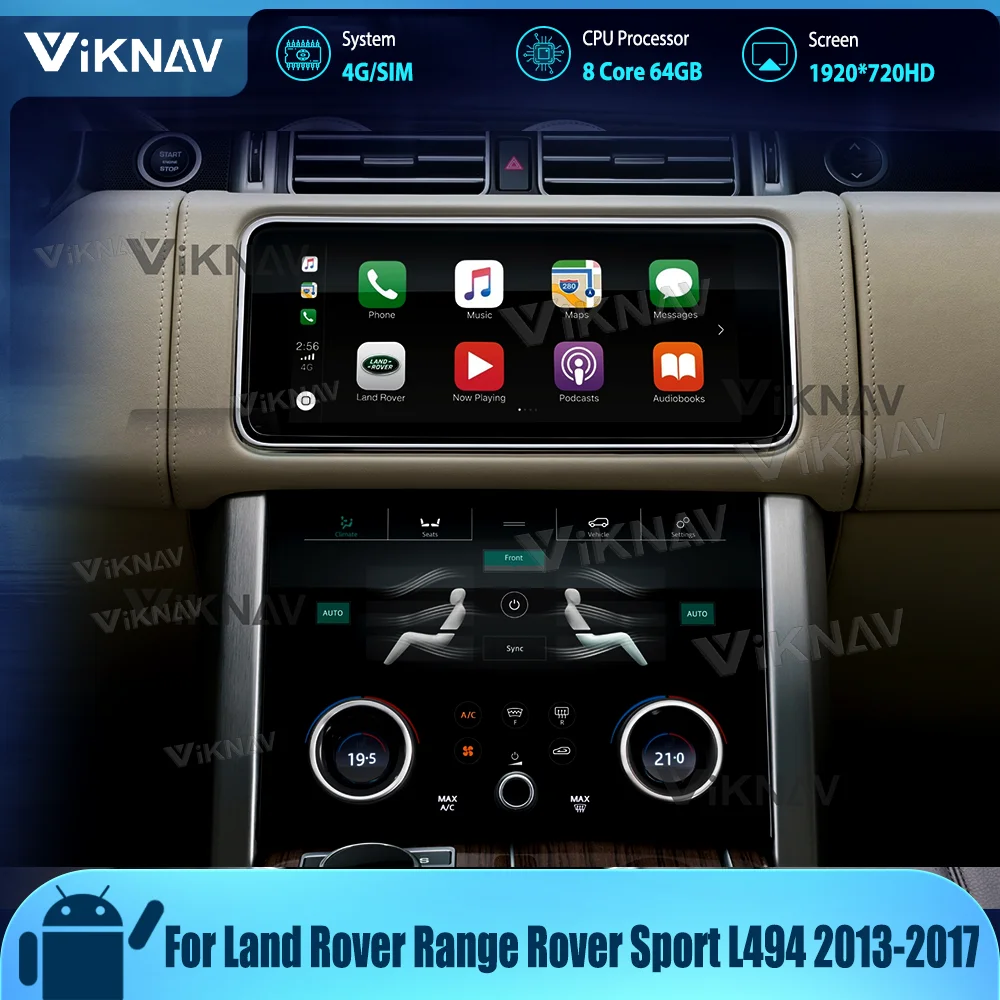 12.3inch Android Car Radio For Land Rover Range Rover Sport L494 2013-2017 Upgrade Wireless CaraPlay Touch Screen 8 Core Stereo
12.3inch Android Car Radio For Land Rover Range Rover Sport L494 2013-2017 Upgrade Wireless CaraPlay Touch Screen 8 Core Stereo