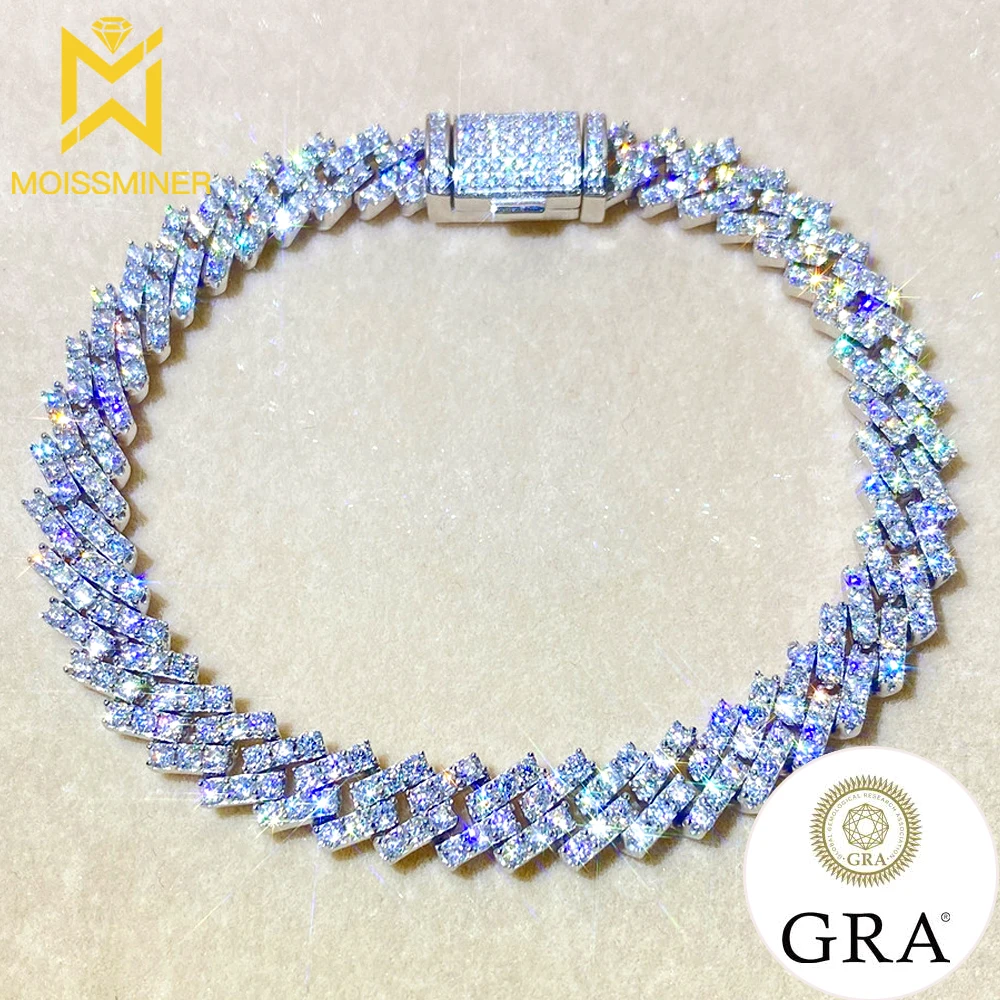 8mm Width Moissanite Chain Necklaces S925 Silver Cuban Link Iced Out Necklace for Women Men Pass Tester With GRA Free Shipping
8mm Width Moissanite Chain Necklaces S925 Silver Cuban Link Iced Out Necklace for Women Men Pass Tester With GRA Free Shipping