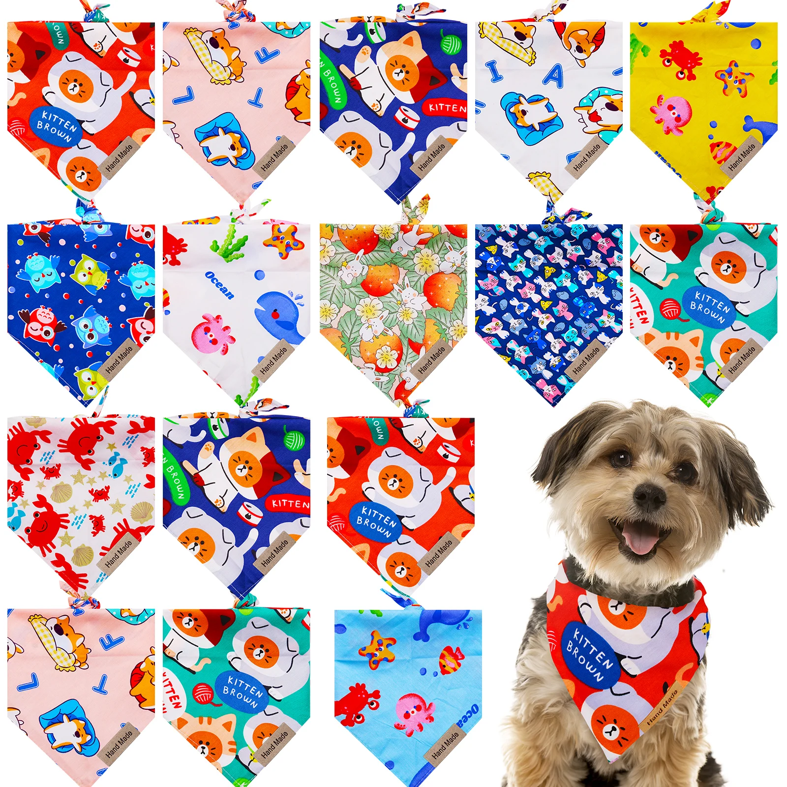 30PCS Dog bandanas Summer Bulk Bandana For Dog Small Dog Cat Puppy Scarf Bibs Dogs Pets Grooming Accessories For Small Dogs
30PCS Dog bandanas Summer Bulk Bandana For Dog Small Dog Cat Puppy Scarf Bibs Dogs Pets Grooming Accessories For Small Dogs