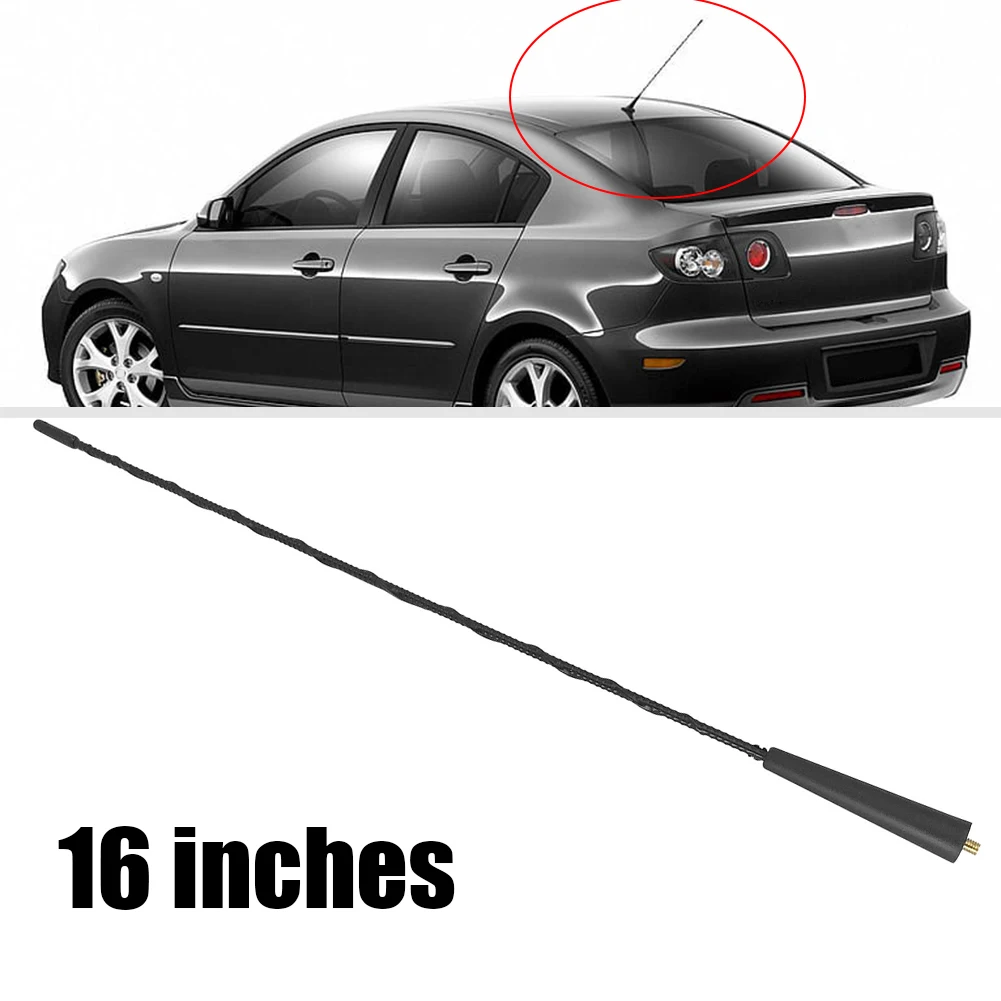 Exterior Aerial Antenna Universal 16inch AM/FM Mast Whip Auto Roof Radio Antenna Car Roof Aerial Fits 12V Car Trucks Accessories
Exterior Aerial Antenna Universal 16inch AM/FM Mast Whip Auto Roof Radio Antenna Car Roof Aerial Fits 12V Car Trucks Accessories