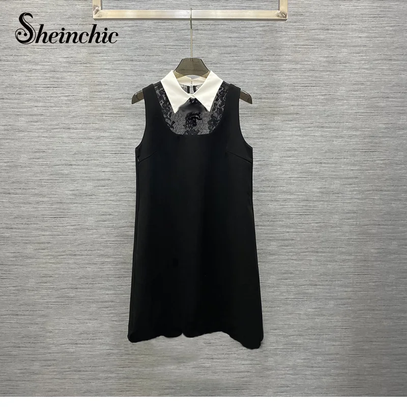Luxury Designer Summer Clothes for Women Vintage Sleeveless Black Lace Dress 2023 Korean Fashion Vestidos Para Mujer
Luxury Designer Summer Clothes for Women Vintage Sleeveless Black Lace Dress 2023 Korean Fashion Vestidos Para Mujer