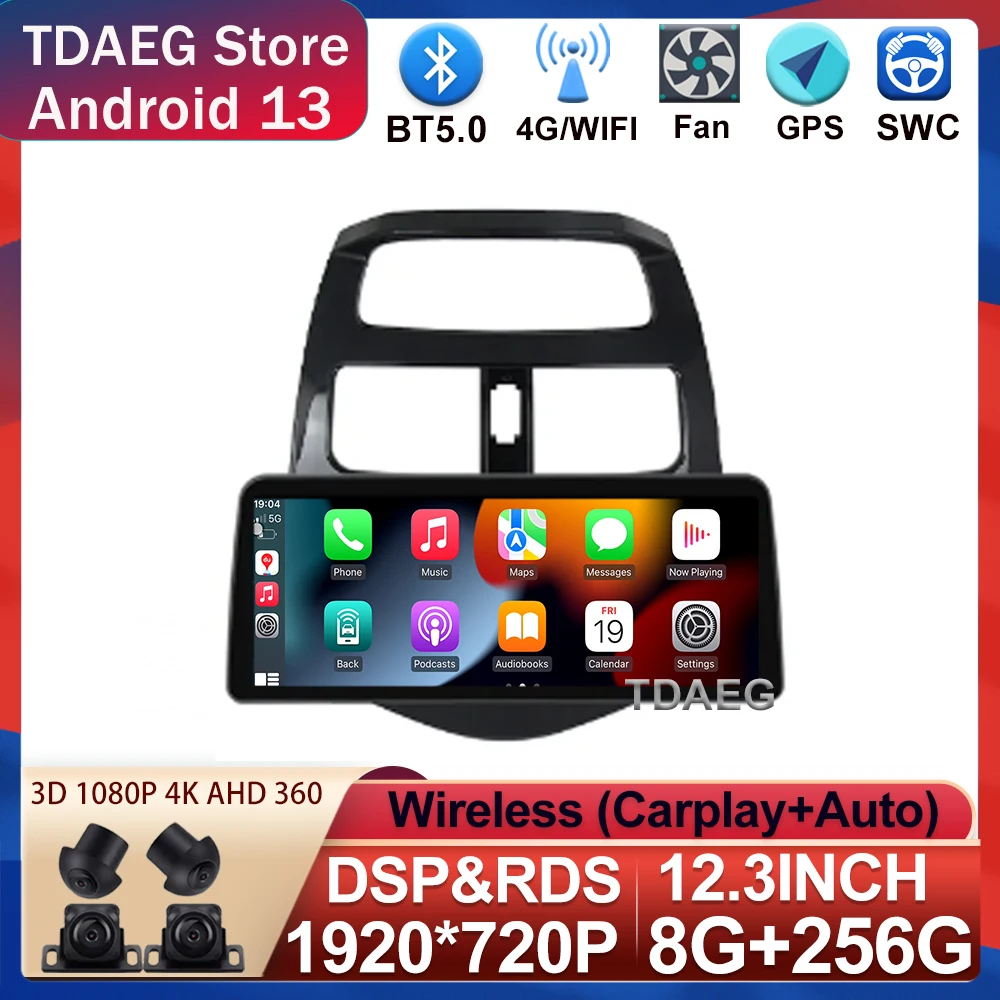 Автомобильный радиоприемник 8 ГБ + 256 ГБ Android 13 для Chevrolet Spark 2010-2014 Автомобильный мультимедийный видео GPS-навигатор плеер стерео Carplay Autoaudio
Автомобильный радиоприемник 8 ГБ + 256 ГБ Android 13 для Chevrolet Spark 2010-2014 Автомобильный мультимедийный видео GPS-навигатор плеер стерео Carplay Autoaudio
