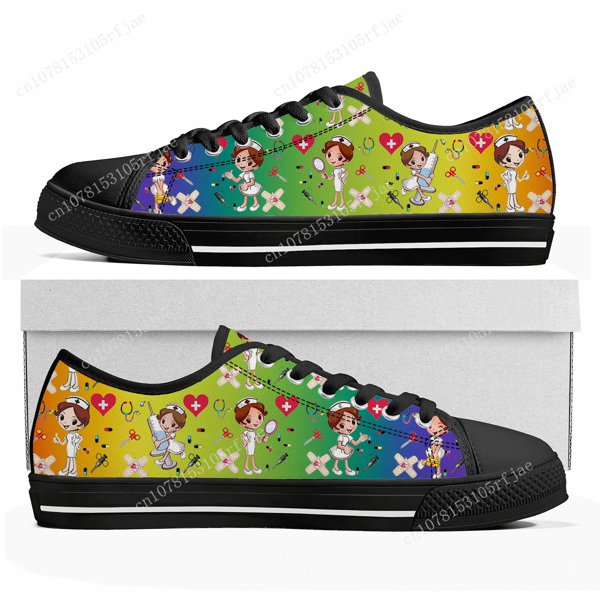 Gradient Nurse Medical Hospital Work Custom Low Top Sneakers Womens Mens High Quality Shoes Casual Tailor Made Canvas Sneaker
Gradient Nurse Medical Hospital Work Custom Low Top Sneakers Womens Mens High Quality Shoes Casual Tailor Made Canvas Sneaker