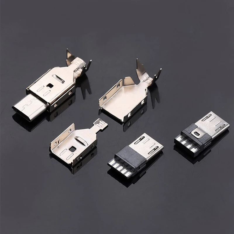 1-5-10pcs/lot Micro USB 4pin 5PIN Male Connector Plug Metal Shell Welding Wire Data OTG Line Interface DIY Data Cable Plug
1-5-10pcs/lot Micro USB 4pin 5PIN Male Connector Plug Metal Shell Welding Wire Data OTG Line Interface DIY Data Cable Plug