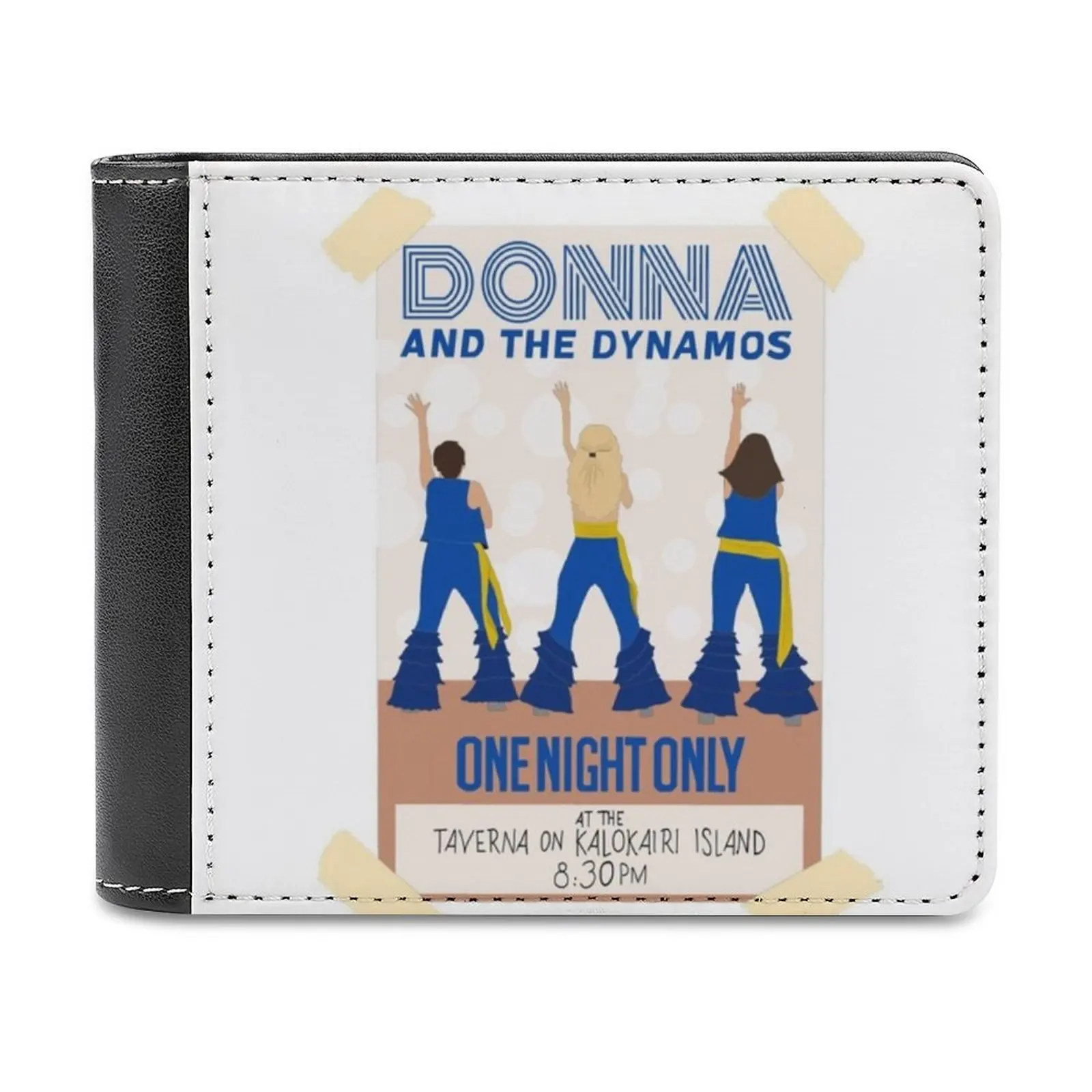 

Donna And The Dynamos Mia Here We Go Again * * * Men Wallet Pu Leather Short Male Purses Credit Card Wallet For Men Money Bag