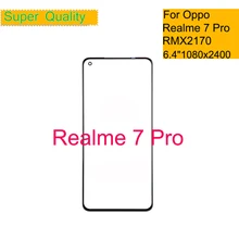 Lot de 10 lentilles pour écran tactile LCD, pour OPPO Realme 7 Pro RMX2170, avec colle OCA=