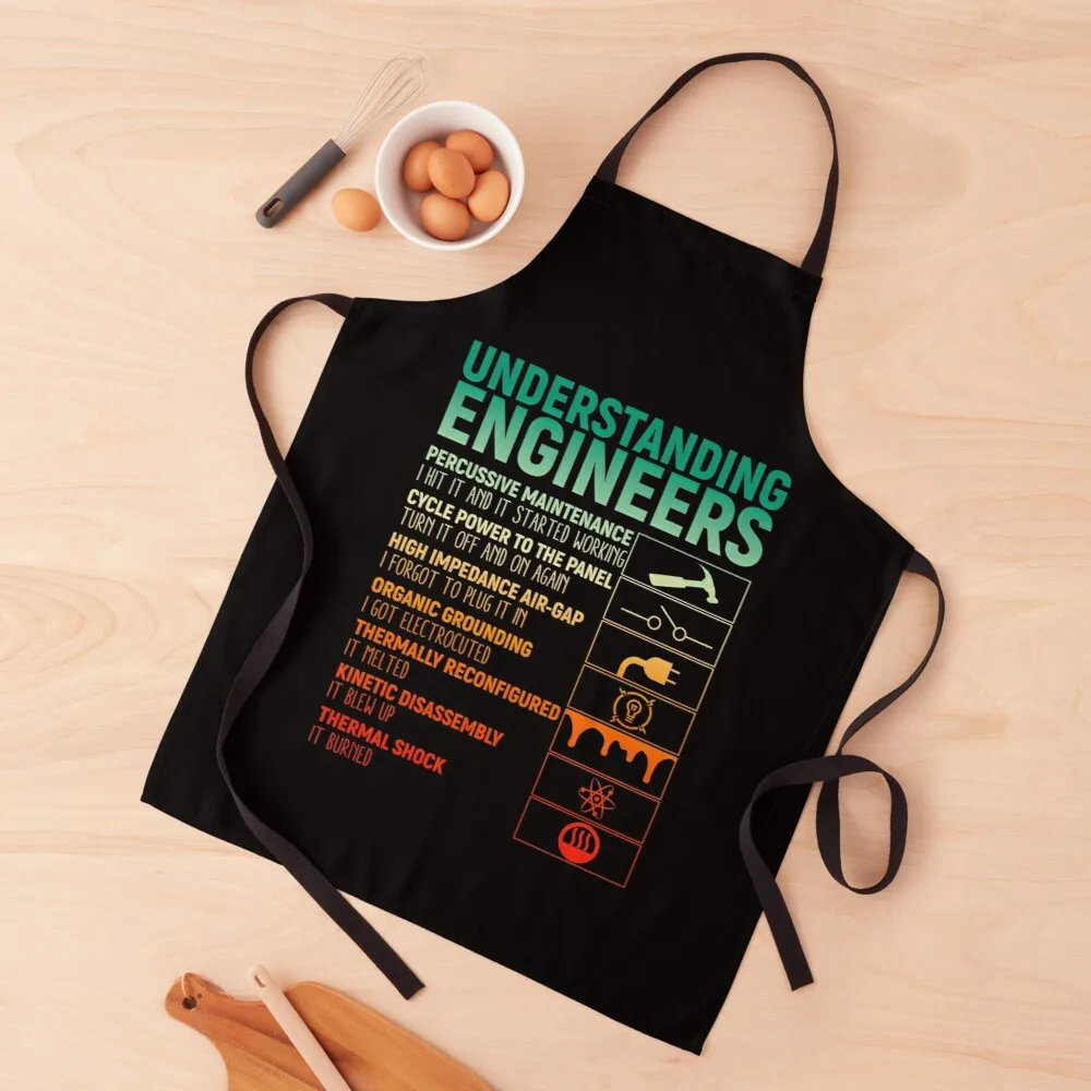 

Vintage Understanding Engineers Apron waterproof apron woman Kitchen household items hospitality aprons