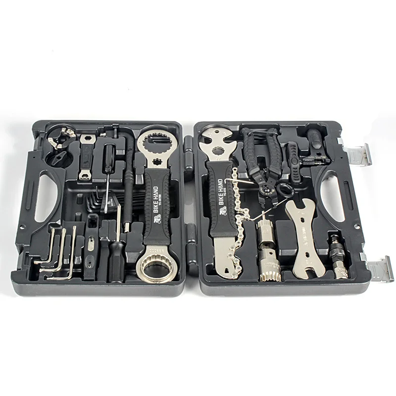 BIKE HAND Bicycle Tools 18 In 1 Mountain Bike Professional Tool Kit Set Bicycle Repair Tool
BIKE HAND Bicycle Tools 18 In 1 Mountain Bike Professional Tool Kit Set Bicycle Repair Tool