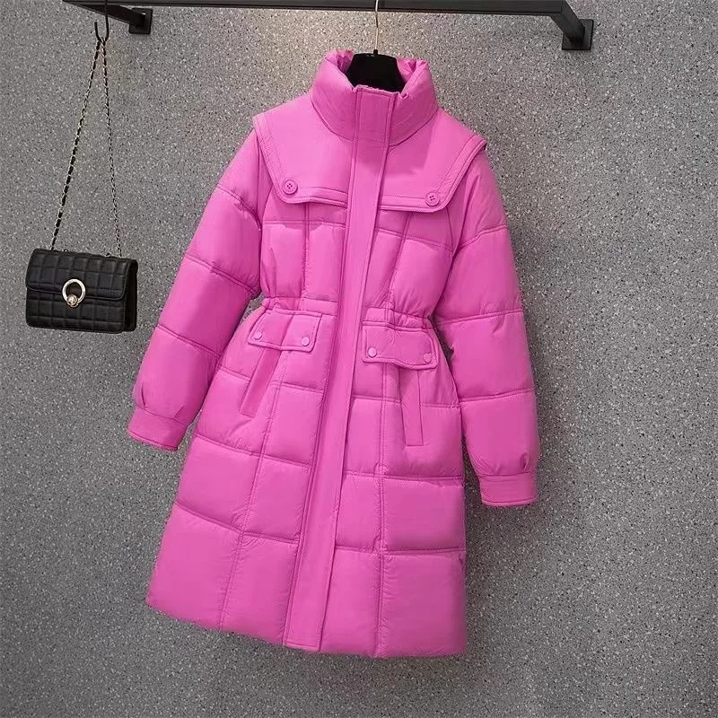 Winter Clothes Women's Outerwear Fashionable Cotton Jacket Medium Length Thick Knee Length Slim Fitting Slimming Cotton Coat
Winter Clothes Women's Outerwear Fashionable Cotton Jacket Medium Length Thick Knee Length Slim Fitting Slimming Cotton Coat