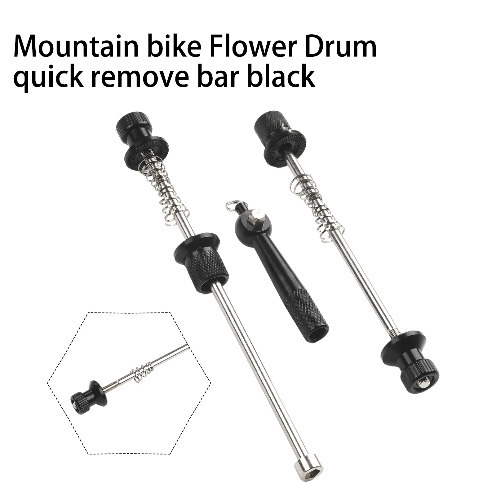 Reliable Anti Theft Quick Release Axle Set Lightweight and Sturdy for Mountain and Road Bikes Front & Rear Wheel Spindle
Reliable Anti Theft Quick Release Axle Set Lightweight and Sturdy for Mountain and Road Bikes Front & Rear Wheel Spindle