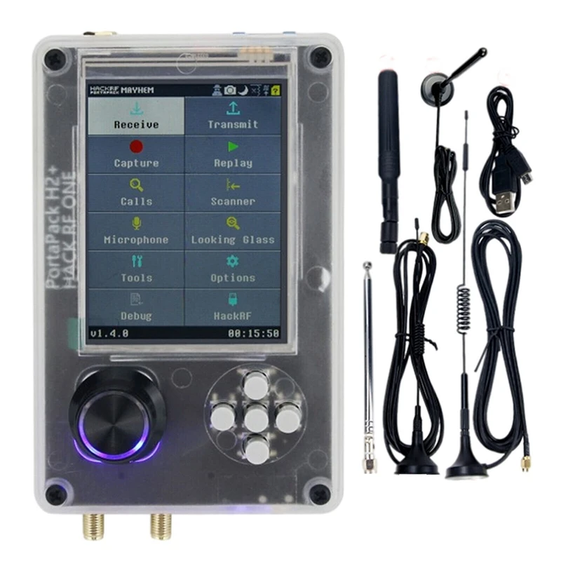 3.2 Inch Touch Screen LCD Display Portapack H2 Radio Spare Parts Transceiver 1Mhz-6Ghz Antenna Receiving Frequency Range
3.2 Inch Touch Screen LCD Display Portapack H2 Radio Spare Parts Transceiver 1Mhz-6Ghz Antenna Receiving Frequency Range