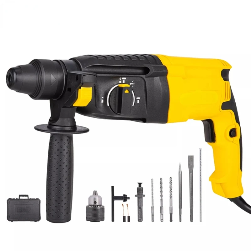 DL6332 Power Tools Easy Fast to Change Soft Rubber Coated Body Electric Hammer
DL6332 Power Tools Easy Fast to Change Soft Rubber Coated Body Electric Hammer