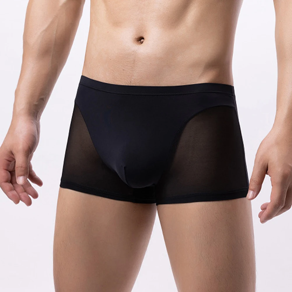 Men See Through Boxer Bulge Pouch Briefs Ultra-thin Mesh Elasticity Shorts Underwears Low Rise Hip Iift Panties Breath Swimwear
Men See Through Boxer Bulge Pouch Briefs Ultra-thin Mesh Elasticity Shorts Underwears Low Rise Hip Iift Panties Breath Swimwear