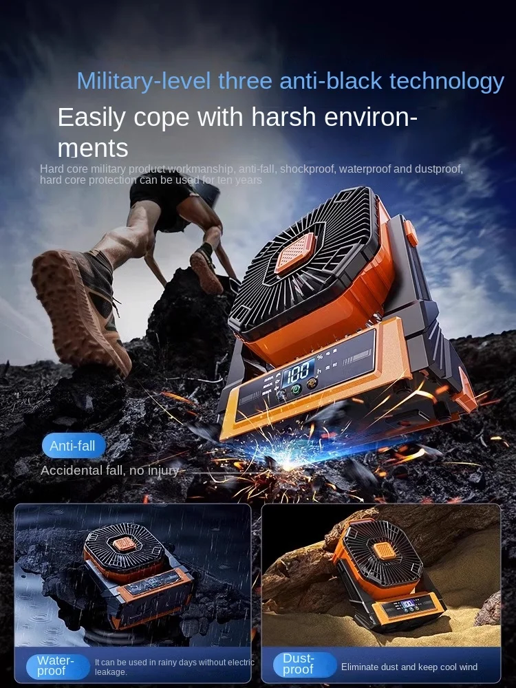 Ultra-long battery life outdoor camping charging electric fan usb portable shaking head cooling air conditioning camping tent
Ultra-long battery life outdoor camping charging electric fan usb portable shaking head cooling air conditioning camping tent