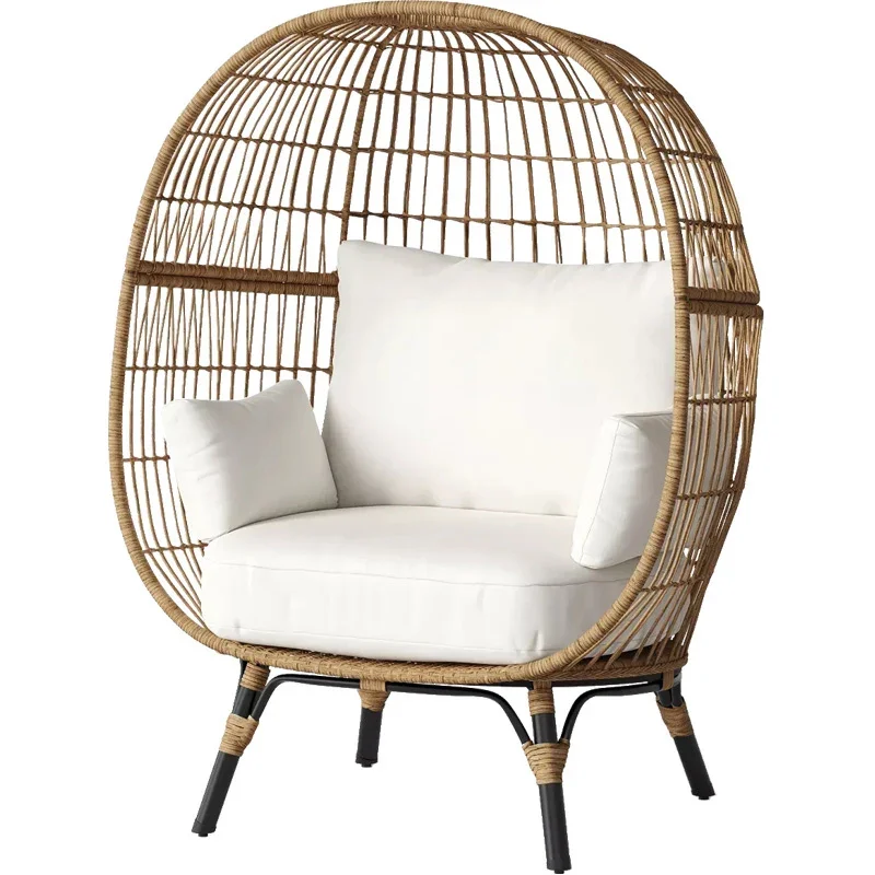 Outdoor leisure balcony lounge chair Bird's Nest sofa combination single and double rattan chair birdcage sofa rattan bed
Outdoor leisure balcony lounge chair Bird's Nest sofa combination single and double rattan chair birdcage sofa rattan bed