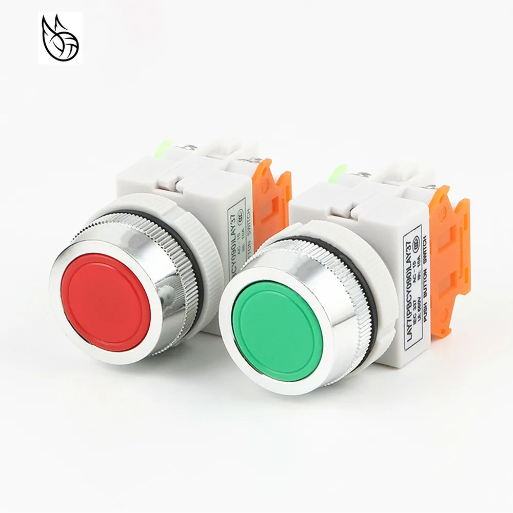 30mm self reset /self locking LAY37-11BN Push Button Switch Silver Contacts Normally Open/Normally Close 4 screws
30mm self reset /self locking LAY37-11BN Push Button Switch Silver Contacts Normally Open/Normally Close 4 screws