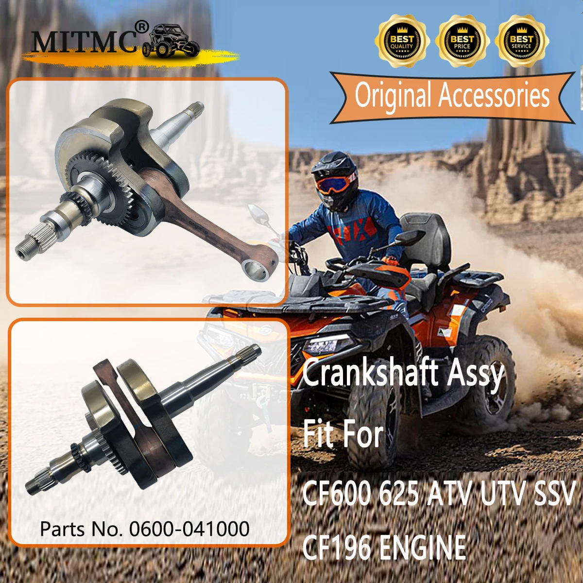 Crankshaft Assy For CFmoto CF196 CF600 600CC X6 Z6 U6 Cforce Uforce Zforce 600 625 ATV UTV 0600-041000
Crankshaft Assy For CFmoto CF196 CF600 600CC X6 Z6 U6 Cforce Uforce Zforce 600 625 ATV UTV 0600-041000