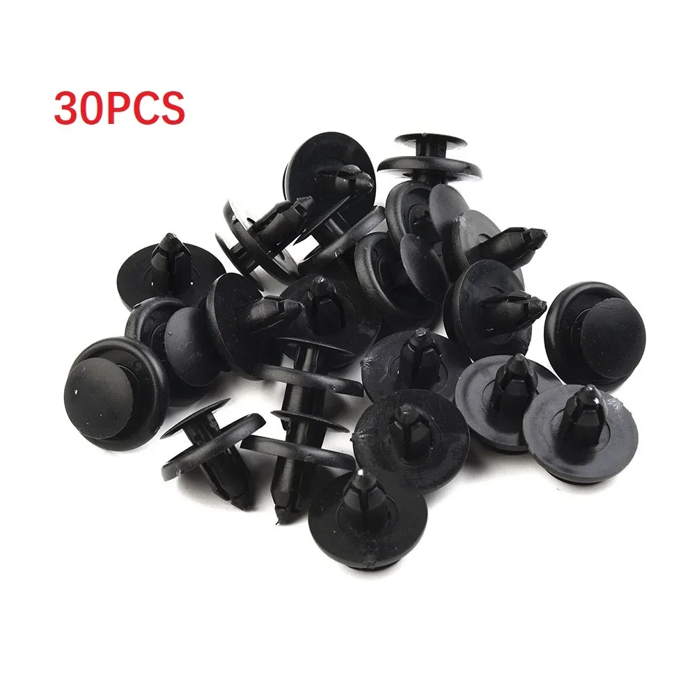 Set Brand New Rivets Fasteners Accessories Replacement For Car Auto Fender Pin Clips Practical Useful 30pcs Black
Set Brand New Rivets Fasteners Accessories Replacement For Car Auto Fender Pin Clips Practical Useful 30pcs Black