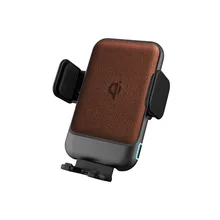 KC QI Certified 10W Car vent Leather material Wireless Charger Smart Phone Holder Hot Sale Wireless Fast Charger 
KC QI Certified 10W Car vent Leather material Wireless Charger Smart Phone Holder Hot Sale Wireless Fast Charger