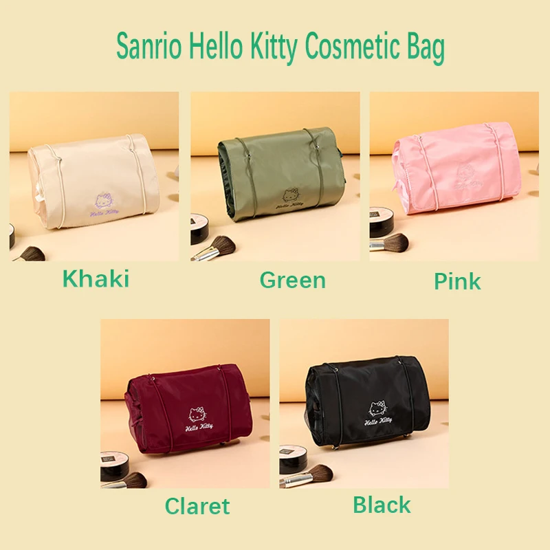 Kawaii MINISO Hello Kitty Anime Makeup Bags Four-In-One Folding Large-Capacity Storage Bag Detachable Travel Portable Gift Ideas
Kawaii MINISO Hello Kitty Anime Makeup Bags Four-In-One Folding Large-Capacity Storage Bag Detachable Travel Portable Gift Ideas