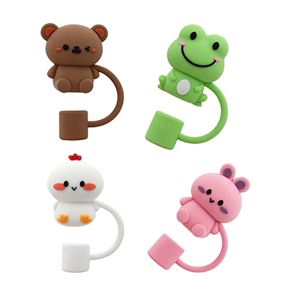 4 Pcs Silicone Straw Cap Caps for Straws Reusable Drinking Tips Stoppers Silica Gel Plug Covers
4 Pcs Silicone Straw Cap Caps for Straws Reusable Drinking Tips Stoppers Silica Gel Plug Covers