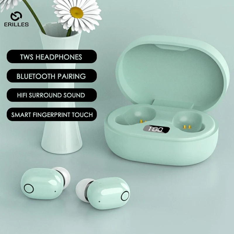 J15 Mini Touch TWS in Ear Headphones for Apple Android Wireless Bluetooth Headset Green Stereo Sound Earbuds 5.2 Gaming Soundbar
J15 Mini Touch TWS in Ear Headphones for Apple Android Wireless Bluetooth Headset Green Stereo Sound Earbuds 5.2 Gaming Soundbar