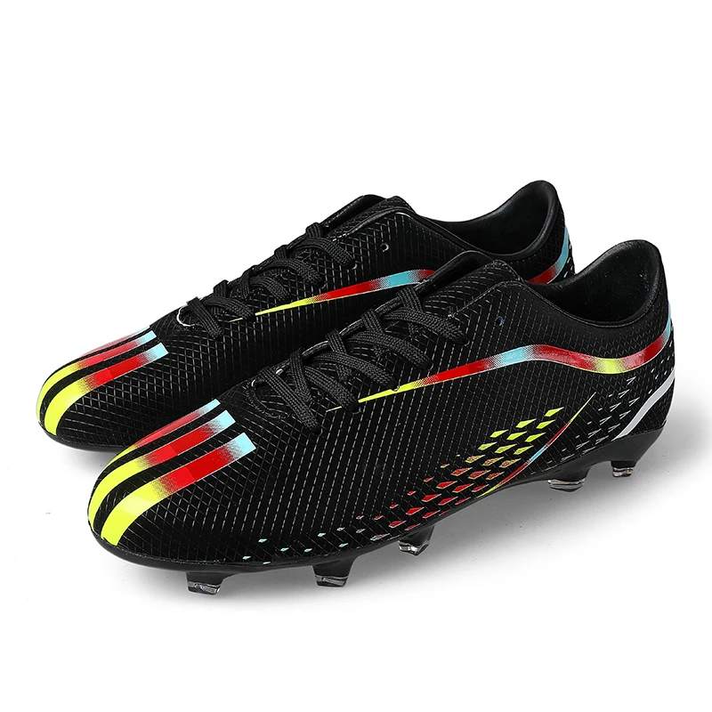 

TF/FG Men Soccer Shoes Professional Match Cleats Football Boots Teenagers Sole Anti-Slip Sport Sneakers Futsal Footwear 2023 New
