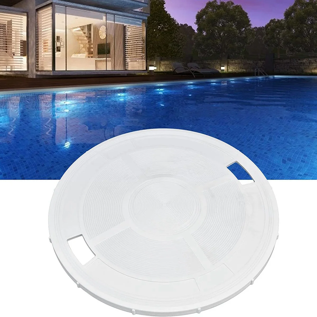 Skimmer Cover Lids 9 Inch Round Covers Replacement Pool Skimmer Lids Drain Cover for Swimming Pools
Skimmer Cover Lids 9 Inch Round Covers Replacement Pool Skimmer Lids Drain Cover for Swimming Pools