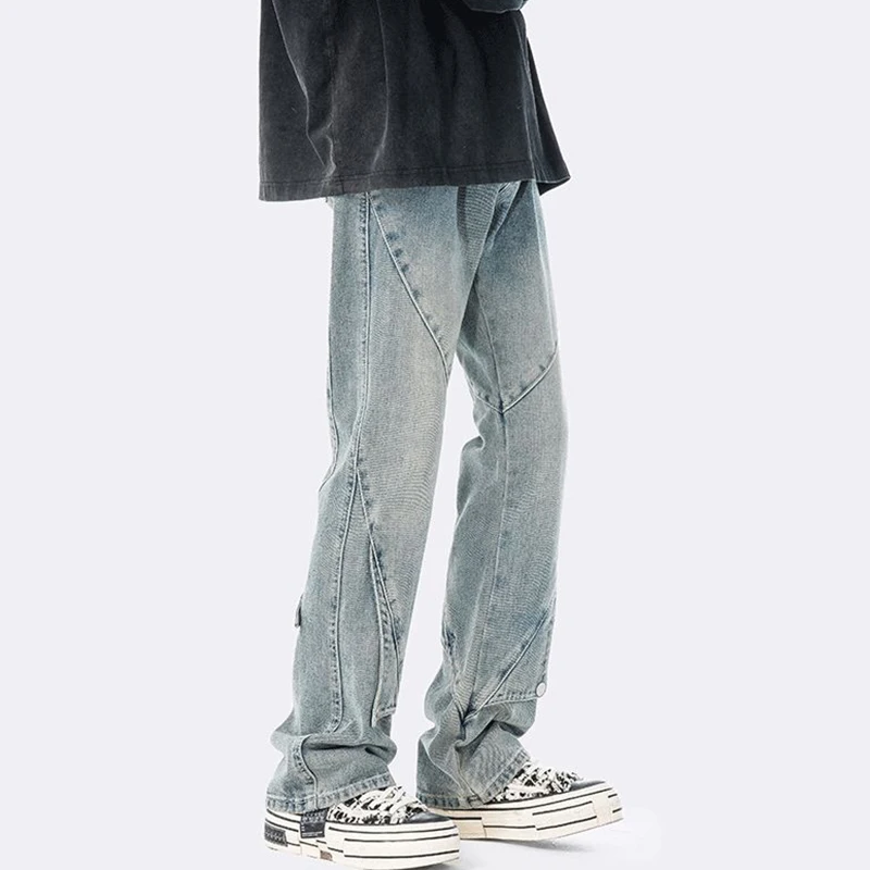 Rimocy Denim Straight Cargo Pants Women 2023 Ulzzang Wash High Waist Jeans for Woman Streetwear Vintage Y2K Baggy Pants Female
Rimocy Denim Straight Cargo Pants Women 2023 Ulzzang Wash High Waist Jeans for Woman Streetwear Vintage Y2K Baggy Pants Female