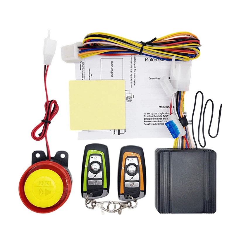 12V Car Security Alarm System Motorcycle Bike Scooter Remote Control Anti-theft Automatic arming with independent double flash
12V Car Security Alarm System Motorcycle Bike Scooter Remote Control Anti-theft Automatic arming with independent double flash