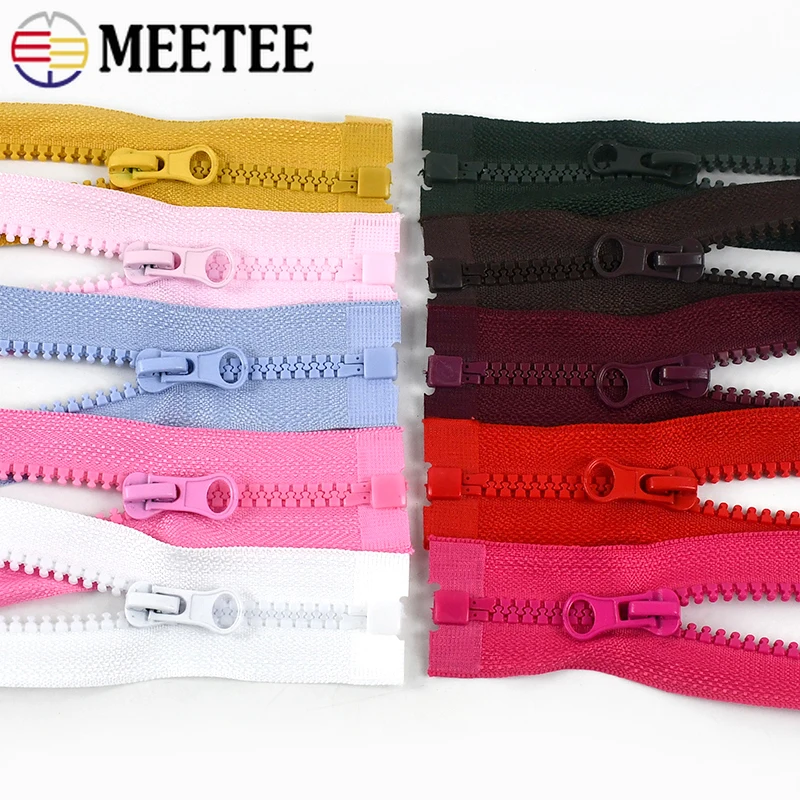 Meetee 2Pcs 40-120cm 5# Resin Zipper Open-End Auto Lock Zip for Jacket DIY Garment Sewing Zips Bag Closures Zippers Accessories
Meetee 2Pcs 40-120cm 5# Resin Zipper Open-End Auto Lock Zip for Jacket DIY Garment Sewing Zips Bag Closures Zippers Accessories