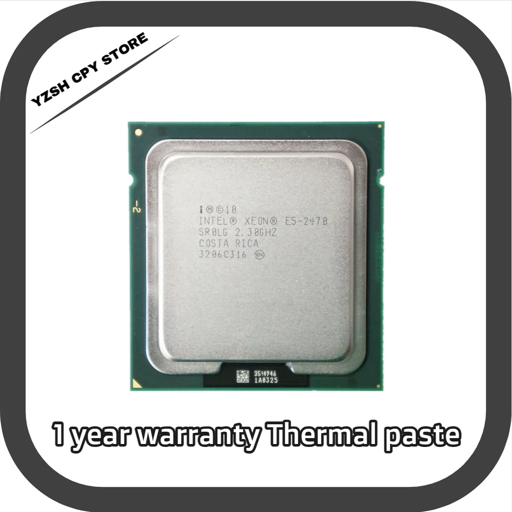 Intel Xeon E5-2470 E5 2470 2.3 GHz Eight-Core Sixteen-Thread CPU 20M 95W LGA 1356 Processor
Intel Xeon E5-2470 E5 2470 2.3 GHz Eight-Core Sixteen-Thread CPU 20M 95W LGA 1356 Processor