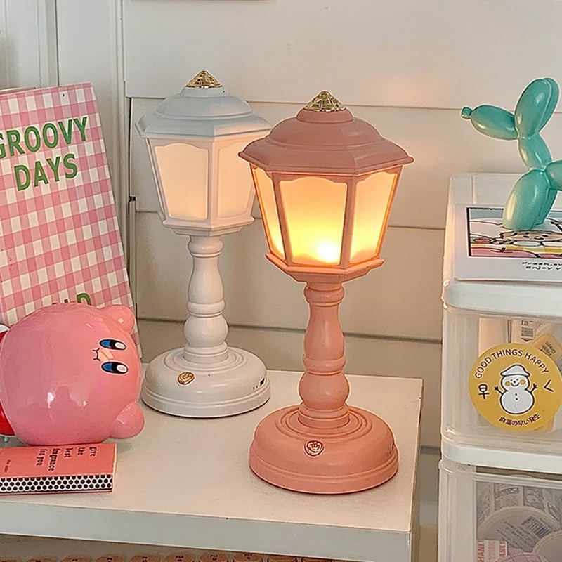 Retro LED Desk Lamp Cute Table Night Light Mini Street Lamp Design Night Lights Kawaii Room Decor Desk Accessories BedSide Light
Retro LED Desk Lamp Cute Table Night Light Mini Street Lamp Design Night Lights Kawaii Room Decor Desk Accessories BedSide Light