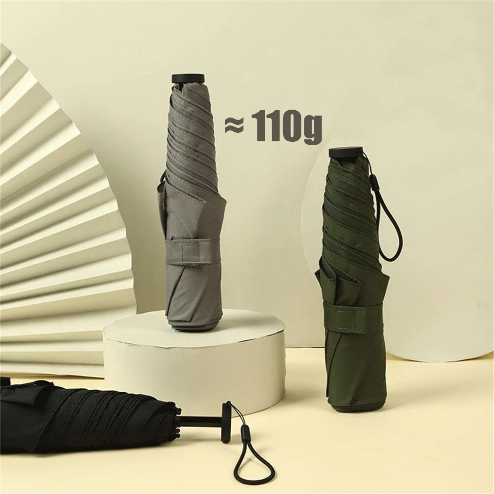 

Ultralight Automatic Umbrella Rain Sun Rain Anti Uv Windproof Beach Umbrella Girl Parasol Folding Parasol Umbrellas Portable