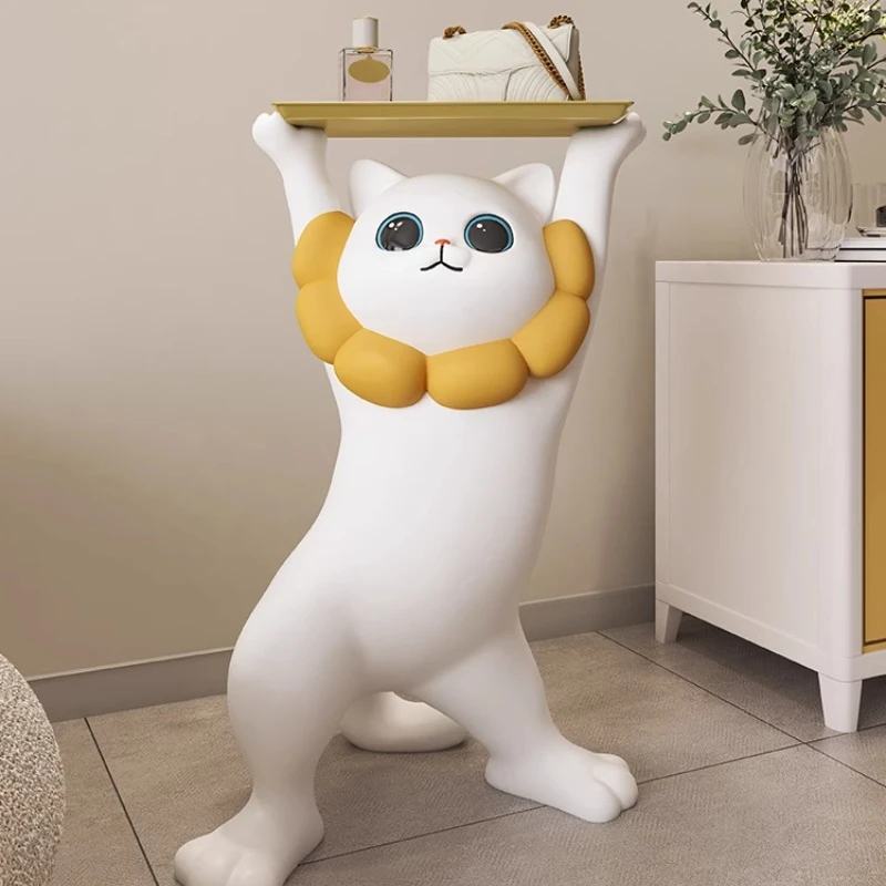 Creative Cute Cat Home Floor-standing Ornaments Living Room TV Cabinet Tray Storage Light Luxury Bedroom Bedside Decoration
Creative Cute Cat Home Floor-standing Ornaments Living Room TV Cabinet Tray Storage Light Luxury Bedroom Bedside Decoration
