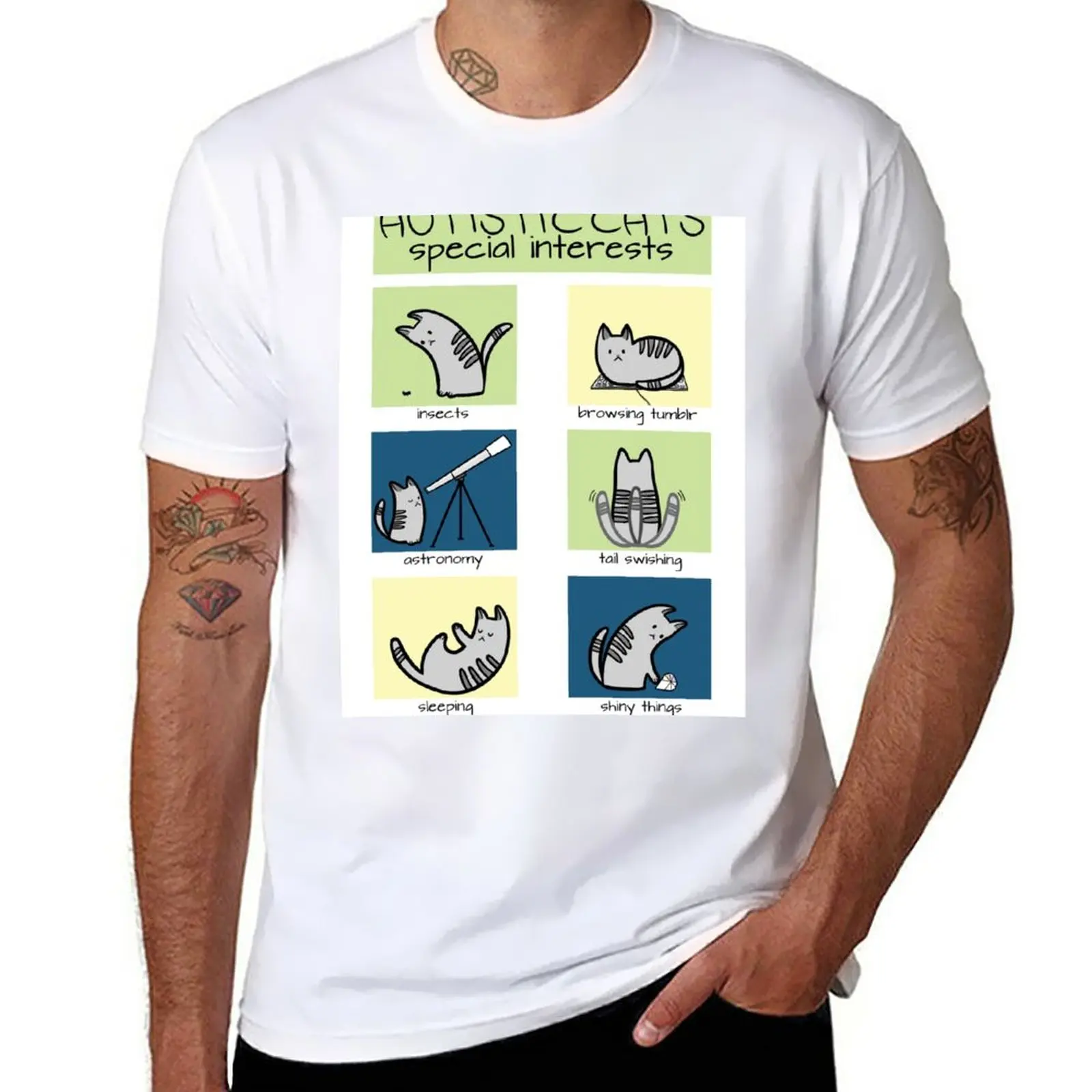 New Autistic Cat's Special Interests T-Shirt boys animal print shirt aesthetic clothes tshirts for men
New Autistic Cat's Special Interests T-Shirt boys animal print shirt aesthetic clothes tshirts for men