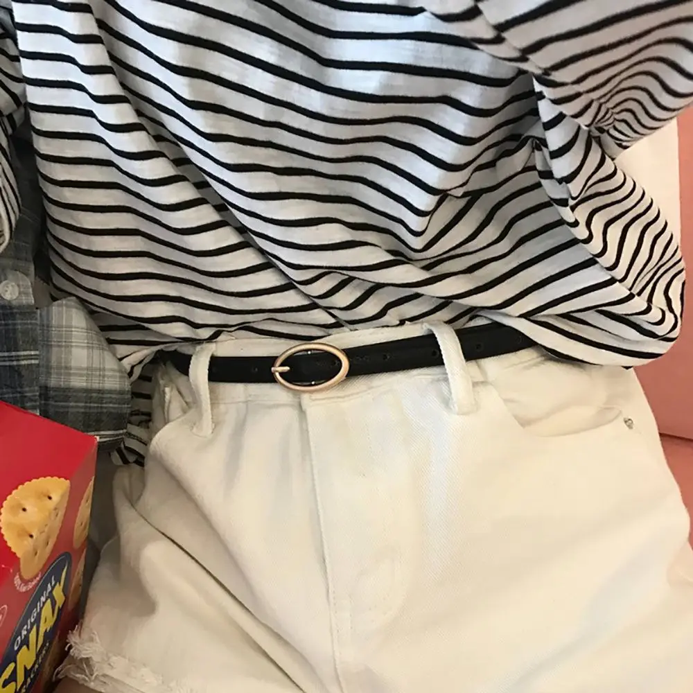 Personality Thin Retro Coat Women Trousers Sweater Dress Female Waistband Waist Belt PU Leather Belt Oval Buckle
Personality Thin Retro Coat Women Trousers Sweater Dress Female Waistband Waist Belt PU Leather Belt Oval Buckle