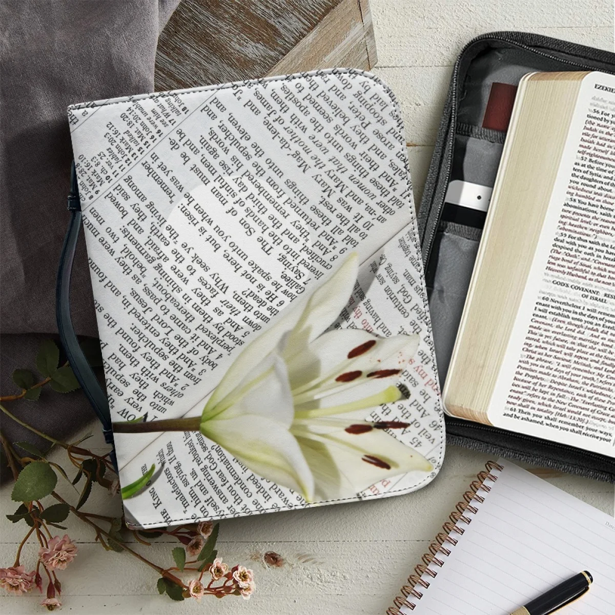 Dropshipping Daffodil Word Art Bible Bag Practical Bible Case Leather Ladies Zipper Handbag Gift For Christian Friends Bolsa
Dropshipping Daffodil Word Art Bible Bag Practical Bible Case Leather Ladies Zipper Handbag Gift For Christian Friends Bolsa