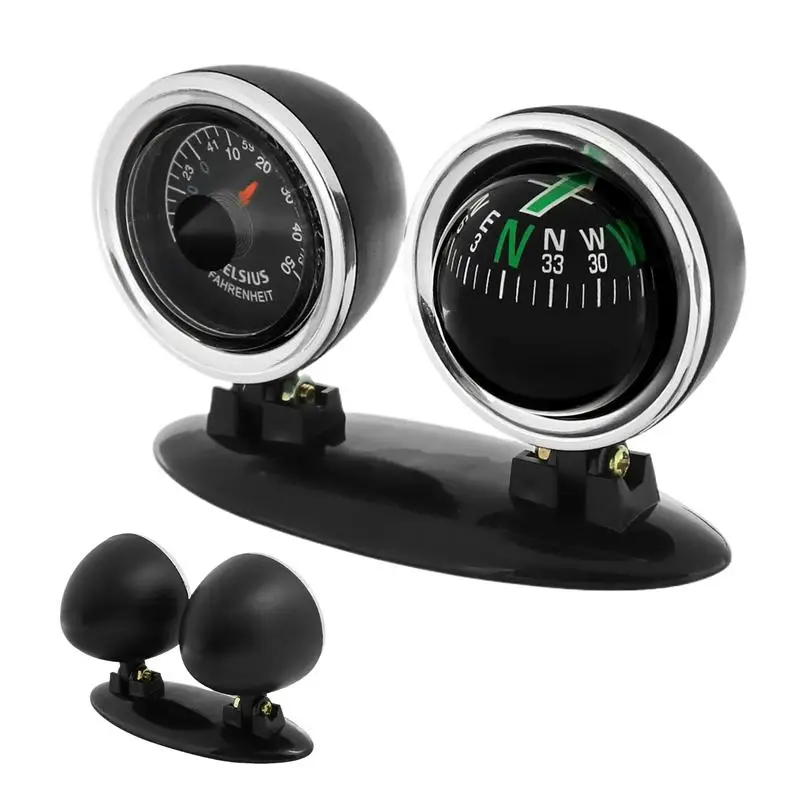Car Compass With Temperature Tester Auto Clear Scale Car Guide Ball Multifunctional Automotive Dashboard Ornaments For Trucks
Car Compass With Temperature Tester Auto Clear Scale Car Guide Ball Multifunctional Automotive Dashboard Ornaments For Trucks