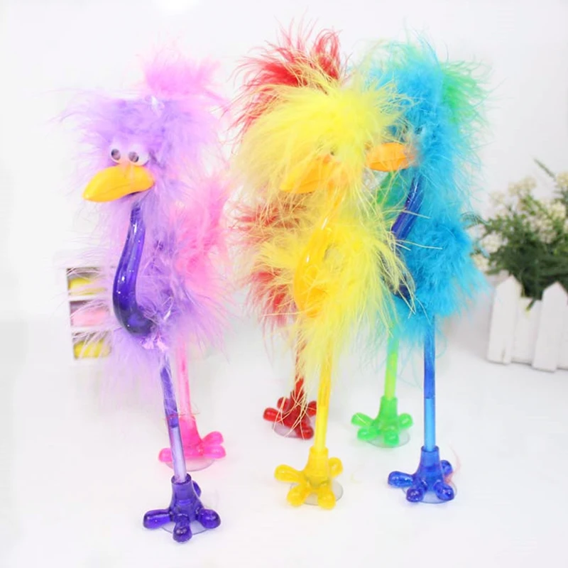 Kawaii Cartoon Ostrich Shape Ballpoint Pen 0.7mm Blue Ink Creative Feather Pens For Student Office Writing Stationery Supplies
Kawaii Cartoon Ostrich Shape Ballpoint Pen 0.7mm Blue Ink Creative Feather Pens For Student Office Writing Stationery Supplies