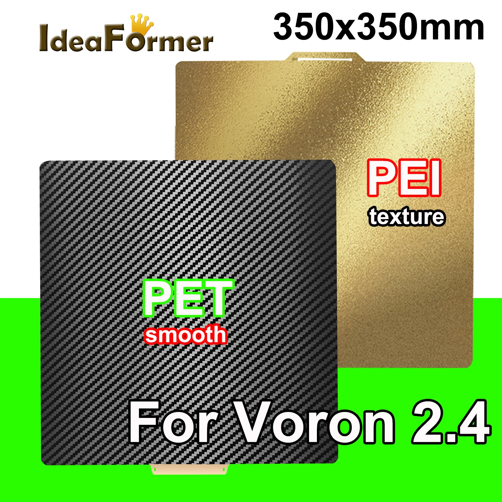 Гибкая сборная пластина для Voron 2,4, пружинный стальной лист PEI для FYSETC Voron 2.4, магнитный ПЭТ-лист для 3D принтера, X мм
Гибкая сборная пластина для Voron 2,4, пружинный стальной лист PEI для FYSETC Voron 2.4, магнитный ПЭТ-лист для 3D принтера, X мм