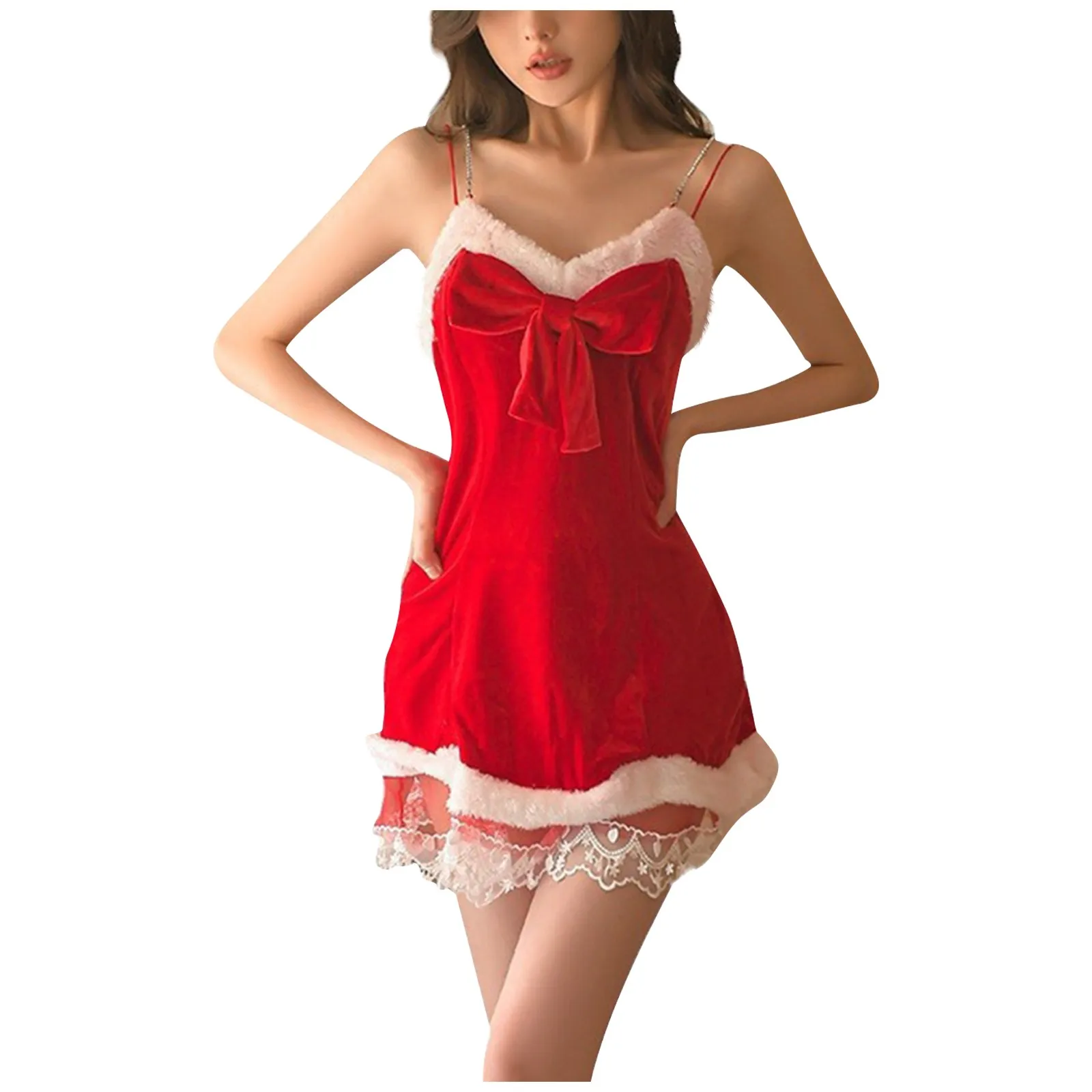 New Fun Sling Nightgown Flirting Uniform Christmas Rabbit Girl Set Uniform Set Sleeping Dress Christmas Rabbit Girl Set Uniform
New Fun Sling Nightgown Flirting Uniform Christmas Rabbit Girl Set Uniform Set Sleeping Dress Christmas Rabbit Girl Set Uniform